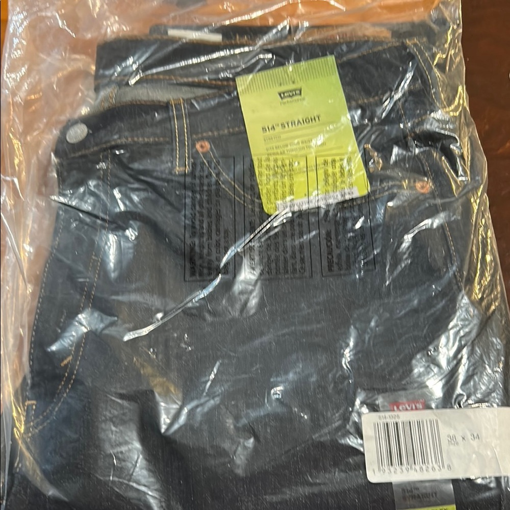 Levi's Black Straight Jeans Classic Style